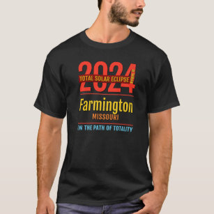 Farmington Missouri Total Solar Eclipse 2024  4  P T-Shirt