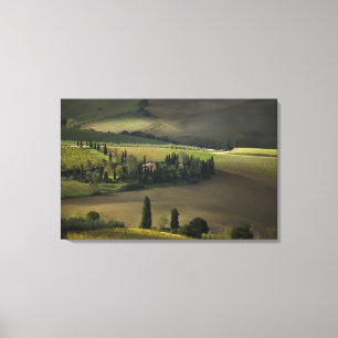 Farmland around Montepulciano, Tuscany, Italy Canvas Print