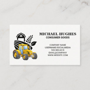 Farmland   Tractor Business Card