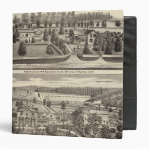 Farms and residences of WR Blodgett & GC Daubner Binder