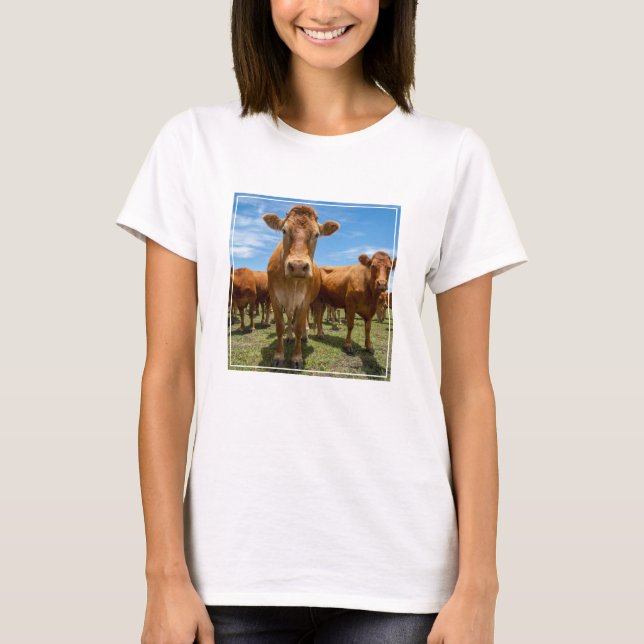 Farms | Brown Cow Group T-Shirt (Front)