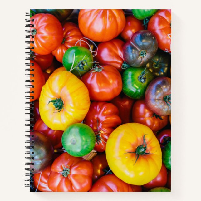 Farms | Colorful Tomato Harvest Notebook (Front)