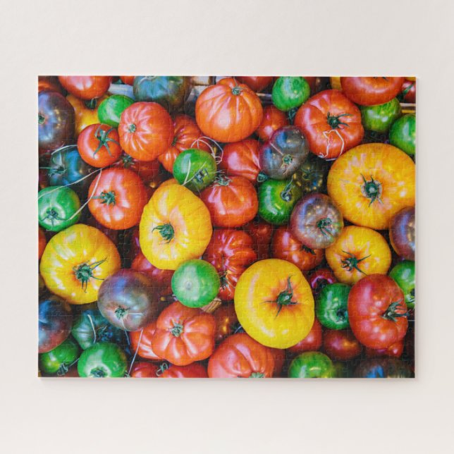 Farms | Colourful Tomato Harvest Jigsaw Puzzle (Horizontal)