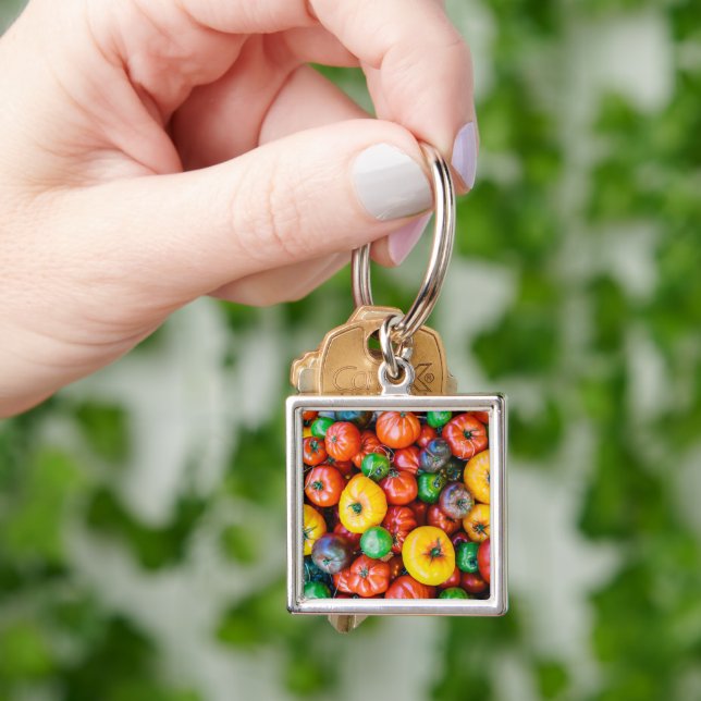Farms | Colourful Tomato Harvest Keychain (Hand)