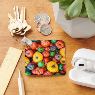 Farms   Colourful Tomato Harvest Keychain