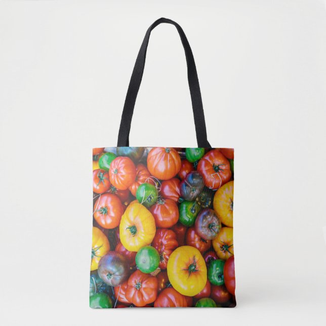 Farms | Colourful Tomato Harvest Tote Bag (Front)