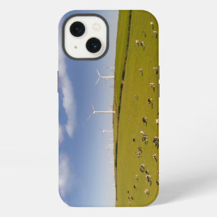 Farms   Cows Near Windmill Farm iPhone 13 Case