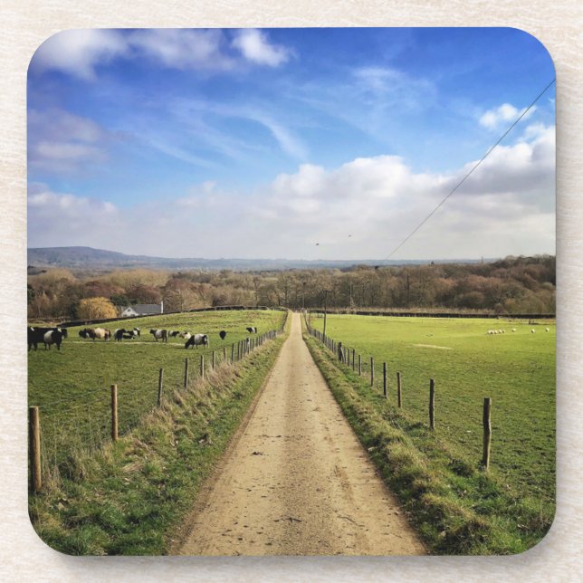 Farms | English Countryside Dirt Road Coaster (Front)