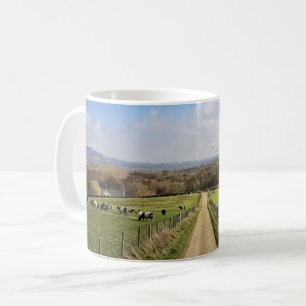 Farms   English Countryside Dirt Road Coffee Mug