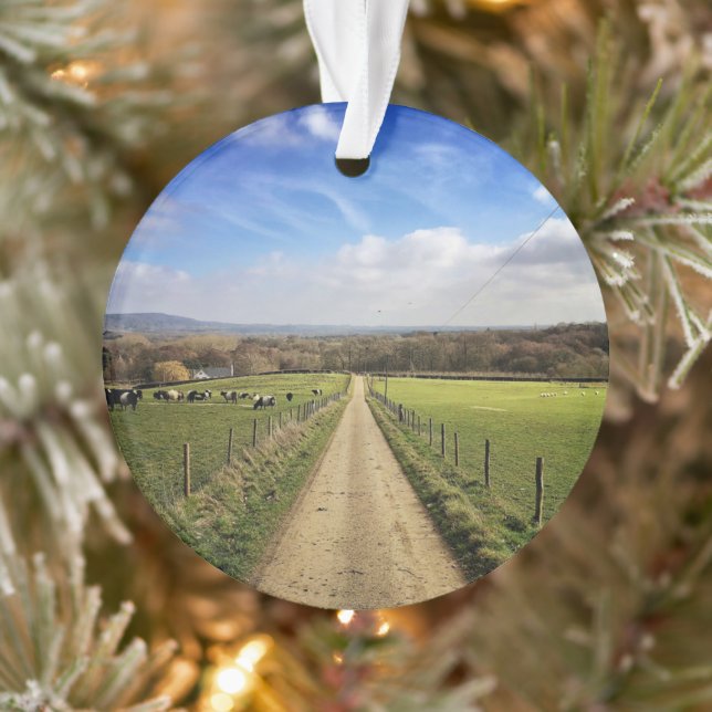 Farms | English Countryside Dirt Road Ornament (Tree)