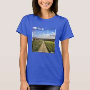 Farms   English Countryside Dirt Road T-Shirt