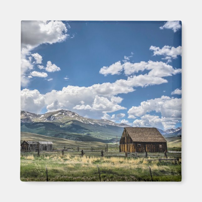 Farms | Farm Below the Colorado Mountains Magnet (Front)