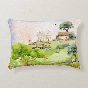 Farms "Greenland" Accent Pillow