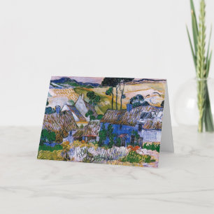 Farms near Auvers by Vincent van Gogh Card