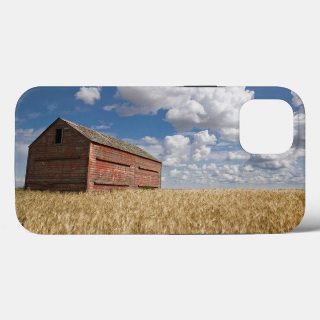 Farms | Old Red Barn in Wheat Field Case-Mate iPhone Case (Back (Horizontal))