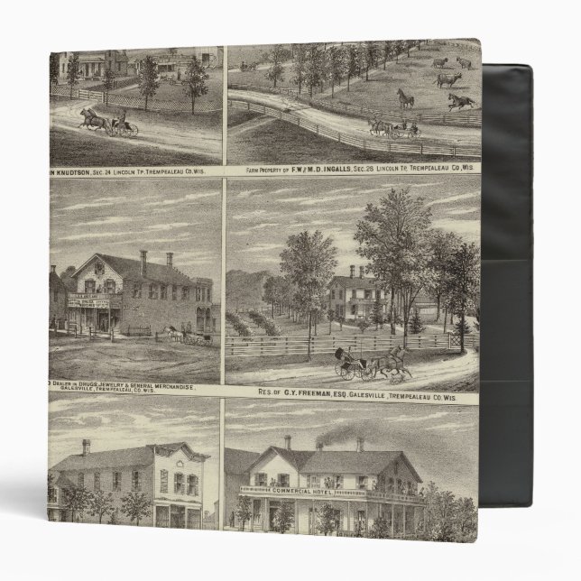 Farms, residences, stores binder (Front/Inside)