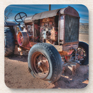Farms   Rusty Antique Tractor Coaster