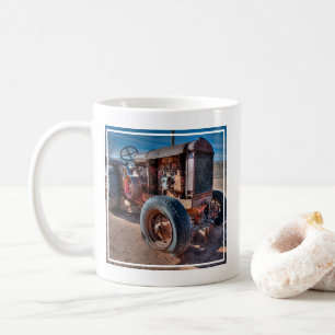 Farms   Rusty Antique Tractor Coffee Mug