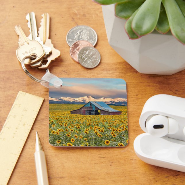 Farms | Sunflower Field Keychain (Desk)