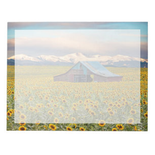 Farms Sunflower Field Notepad