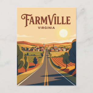 Farmville USA Postcard