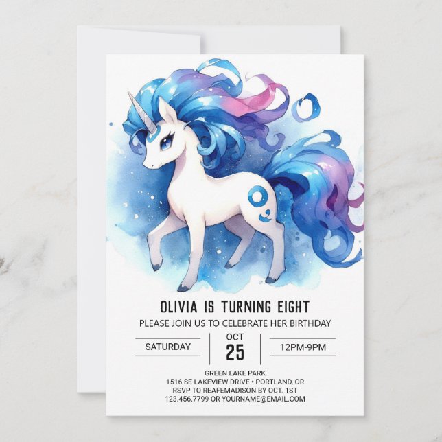 Farmyard Editable Horse Birthday  Invitation (Front)