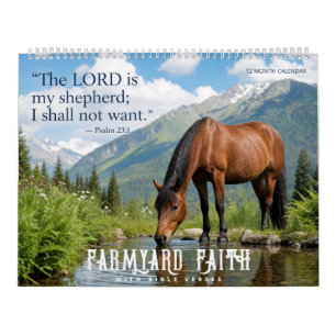 Farmyard Faith Calendar - With Bible Verses