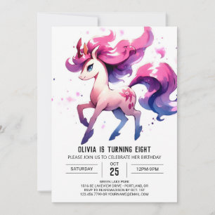 Farmyard Kids Horse Birthday Invitation