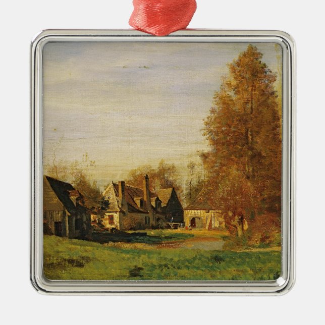Farmyard Metal Ornament (Front)