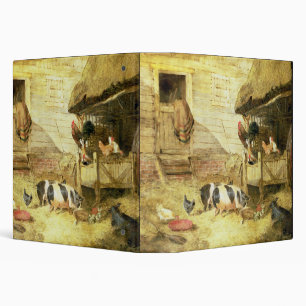 Farmyard Scene Binder