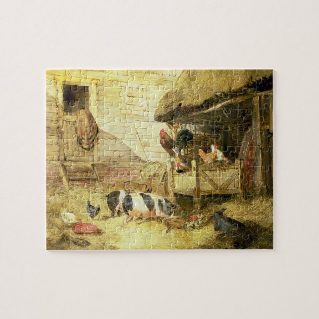 Farmyard Scene Jigsaw Puzzle (Horizontal)