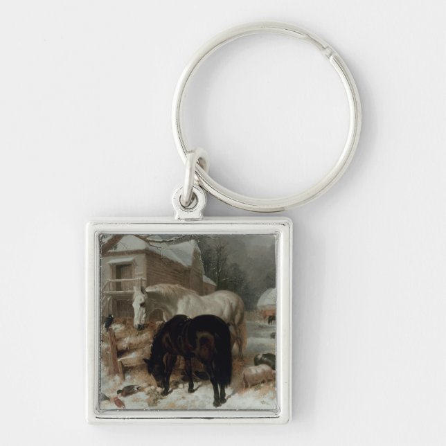 Farmyard Scene Keychain (Front)