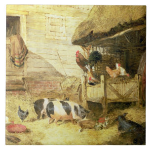 Farmyard Scene Tile