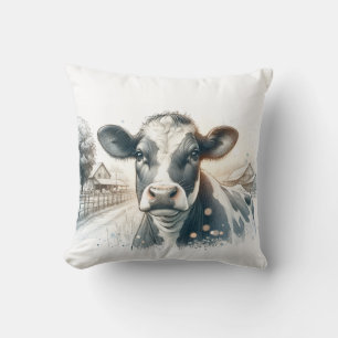 Farmyard Whispers Throw Pillow