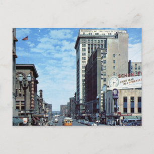 Farnam St., Omaha, NE Vintage Postcard