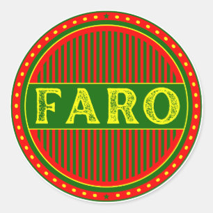 Faro City Pride Emblem – Portuguese Identity Classic Round Sticker