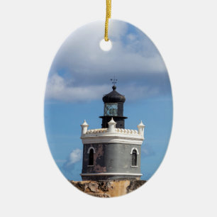 Faro Lighthouse Ceramic Ornament