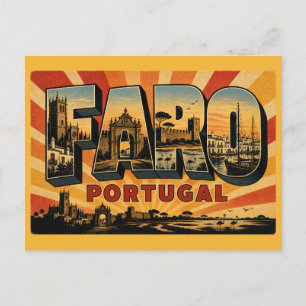 Faro Portugal Cathedral Postcard