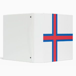 Faroe Islands flag Binder