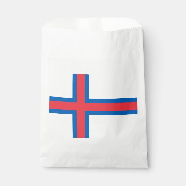 Faroe Islands Flag Favour Bag (Front)