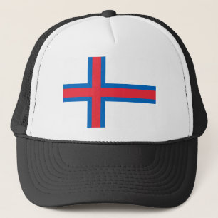 Faroe Islands Flag FO Trucker Hat
