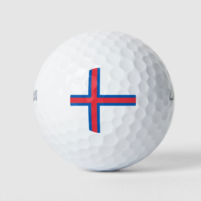 Faroe Islands flag Golf Balls (Front)