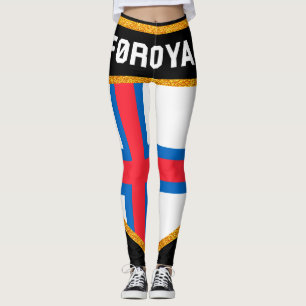 Faroe Islands Flag Leggings