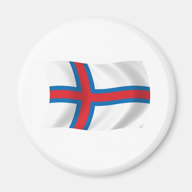 Faroe Islands Flag Magnet (Front)