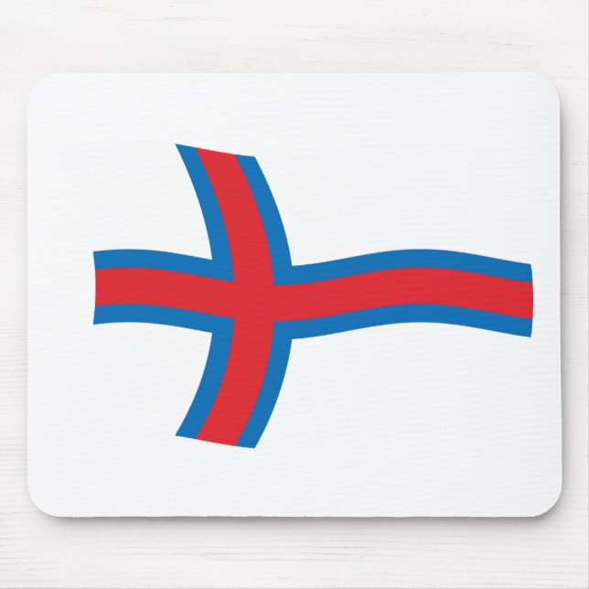 Faroe Islands Flag Mousepad (Front)