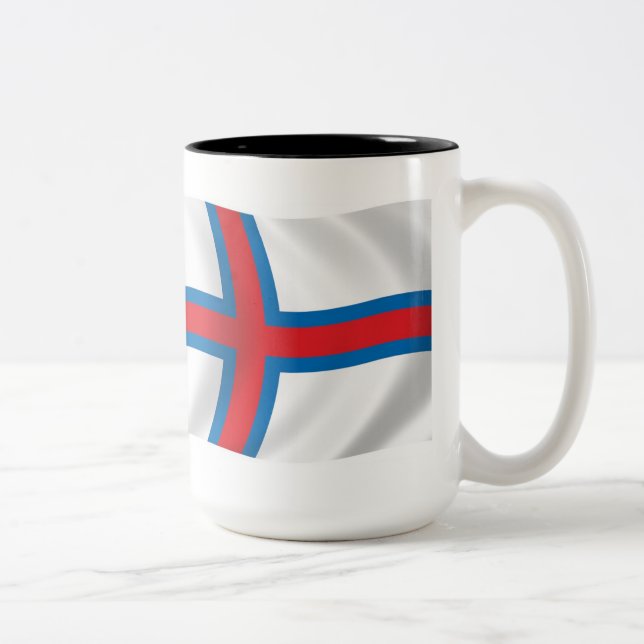 Faroe Islands Flag Mug (Right)