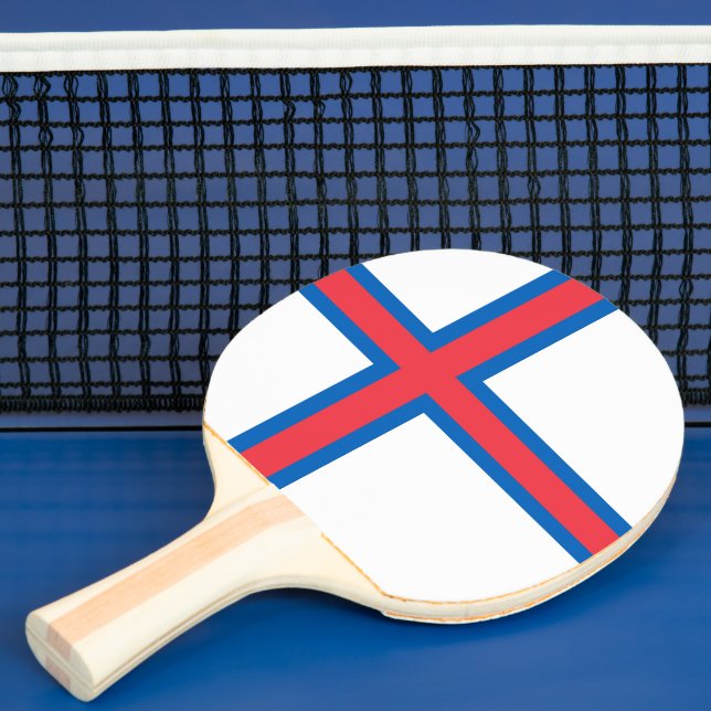 Faroe Islands flag Ping Pong Paddle (Insitu)