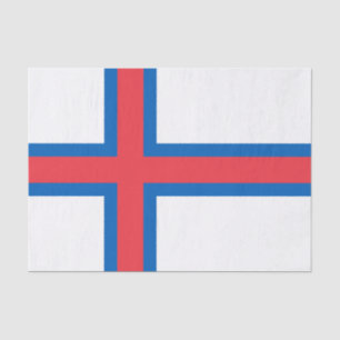 Faroe Islands Flag Tissue Paper