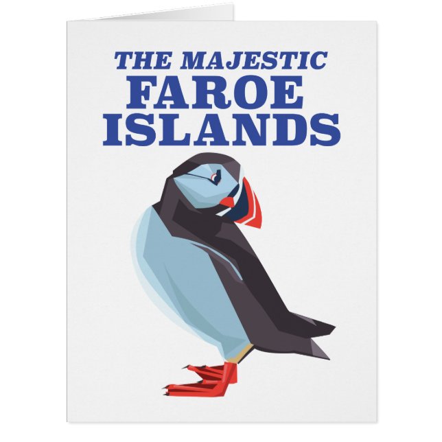 Faroe Islands Puffin bird (Front)
