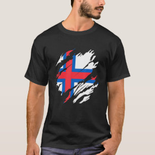 Faroese Flag Faroe Islands 2 T-Shirt